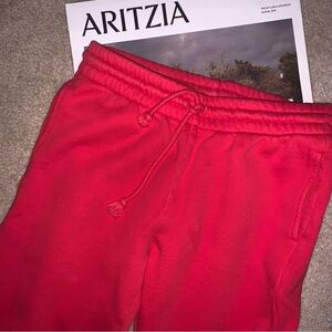 Aritzia Women's Red Pants
